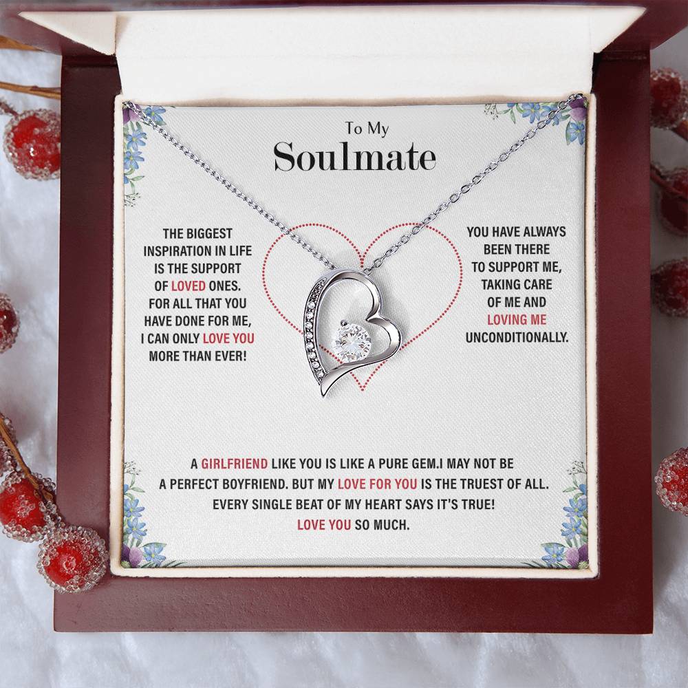 To My Soulmate Forever Love Necklace