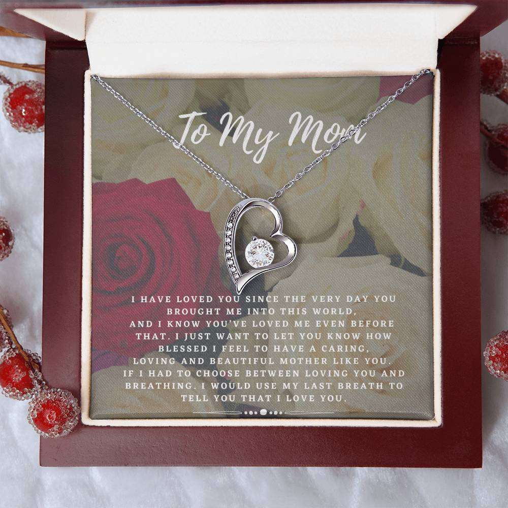Special Gift For Your Mom Forever Love Necklace