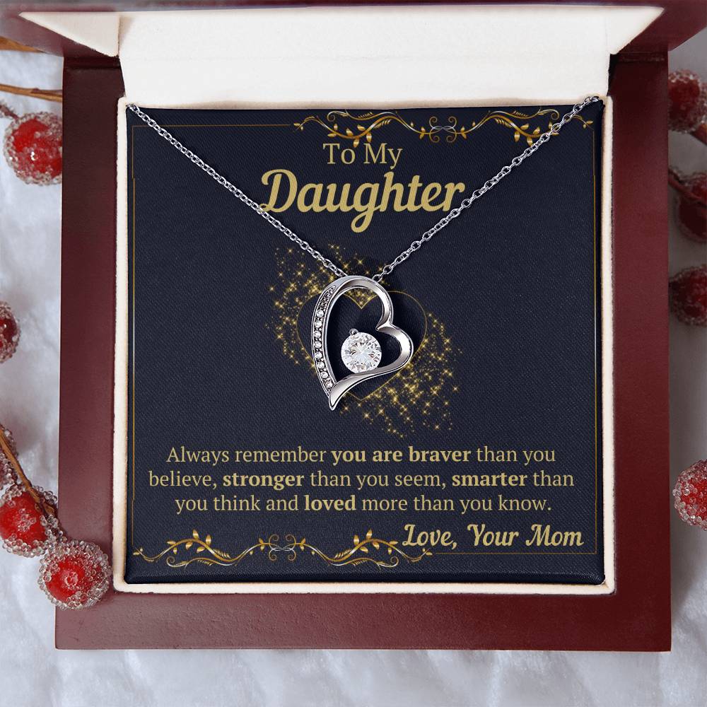 Best Gift For Daughter From Mom Forever Love Necklace