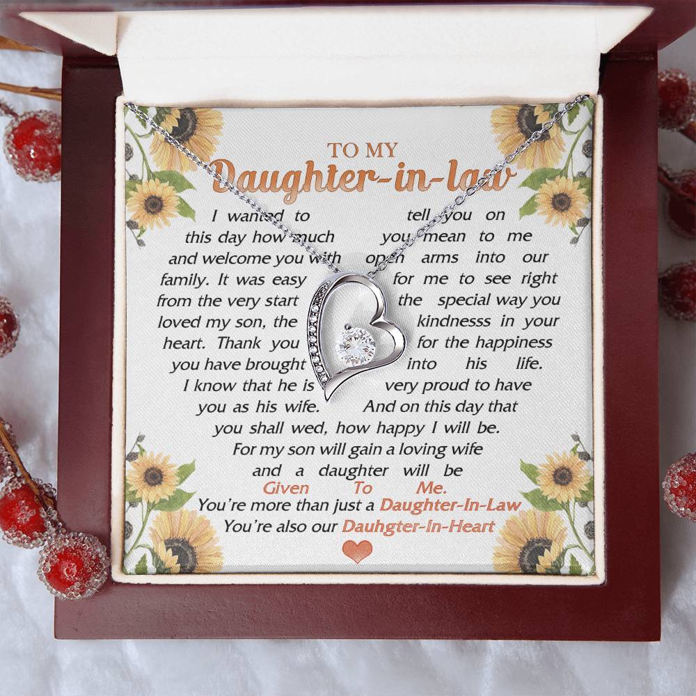 Our Daughterinheart π Forever Love Necklace