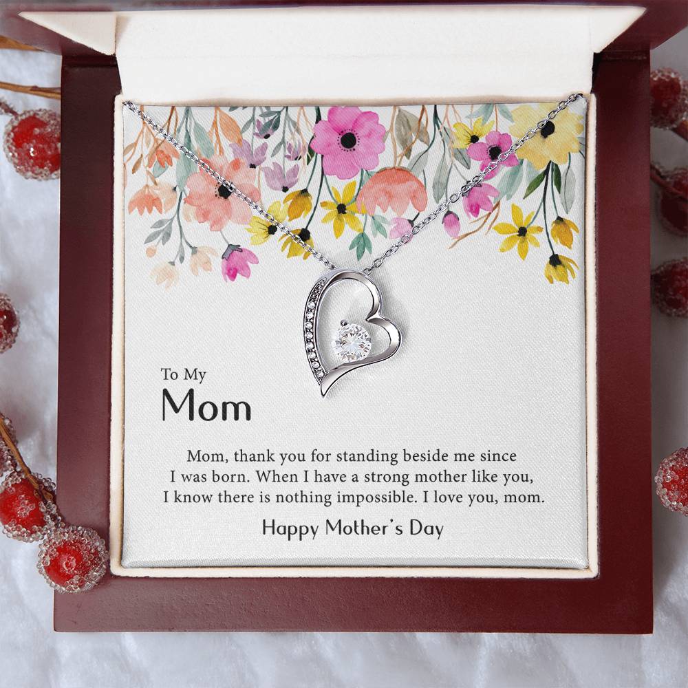 Mother's Day Gift Necklace For Mom Mother's Day Necklace Best Gift For Mom Mother's Day Necklace 3 Forever Love Necklace