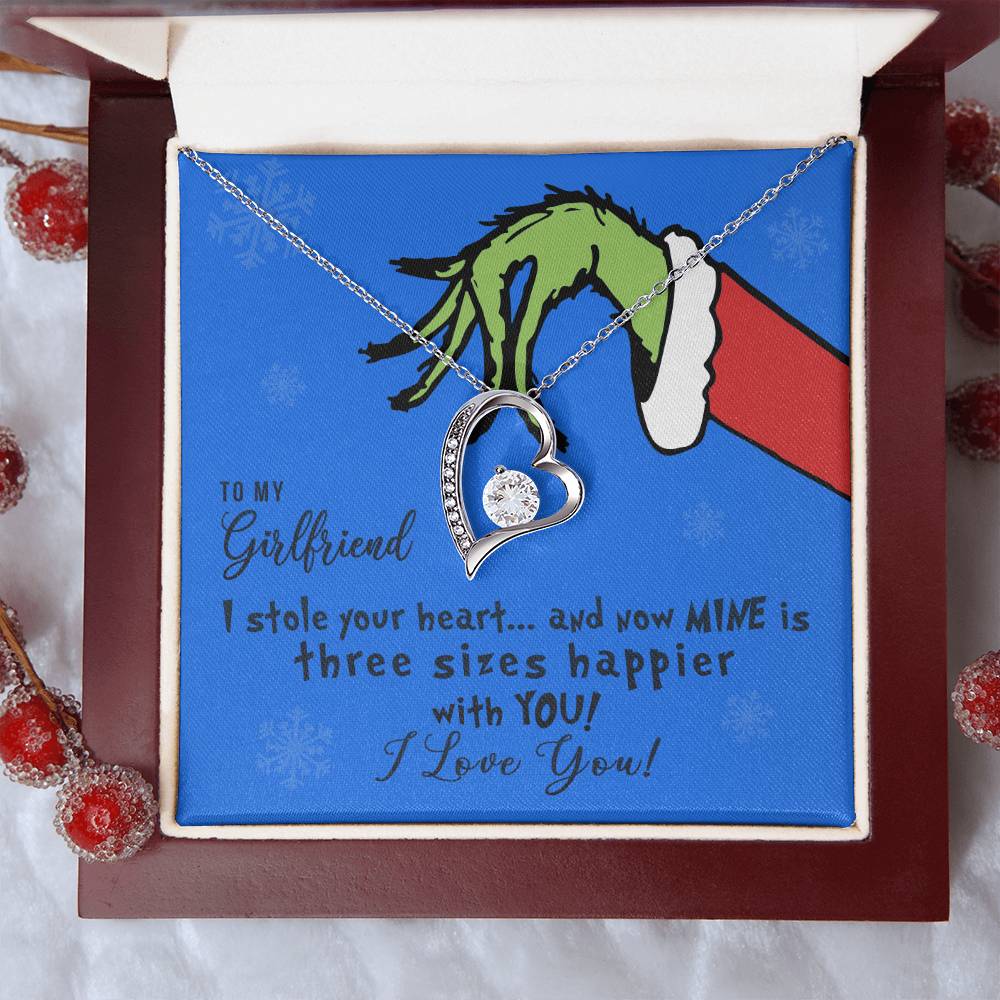 Initials Hearts Pendant Necklace Promise To My Girlfriend For Couples Birthday Gift For Girlfriendwife Anniversary Forever Love Necklace