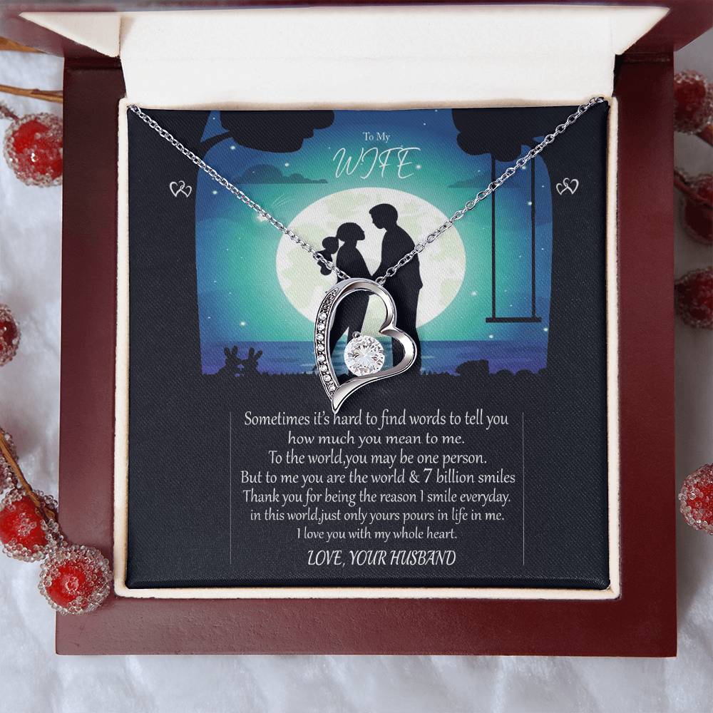 Gift For Wife I Love You Necklace 1 Forever Love Necklace