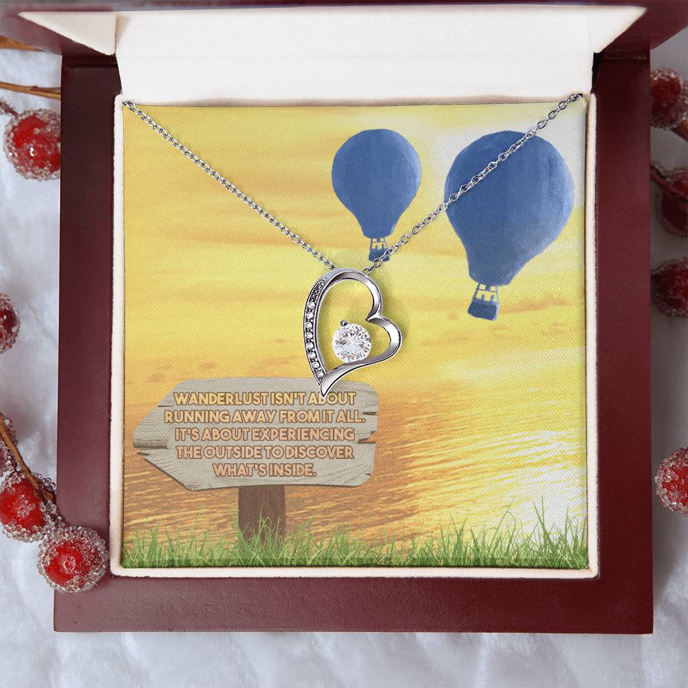 No Matter Where Card World Map Pendant Tiny Planet Earth Necklace Friendship Necklace Gift For Traveler Going Away Gift Travel Forever Love Necklace