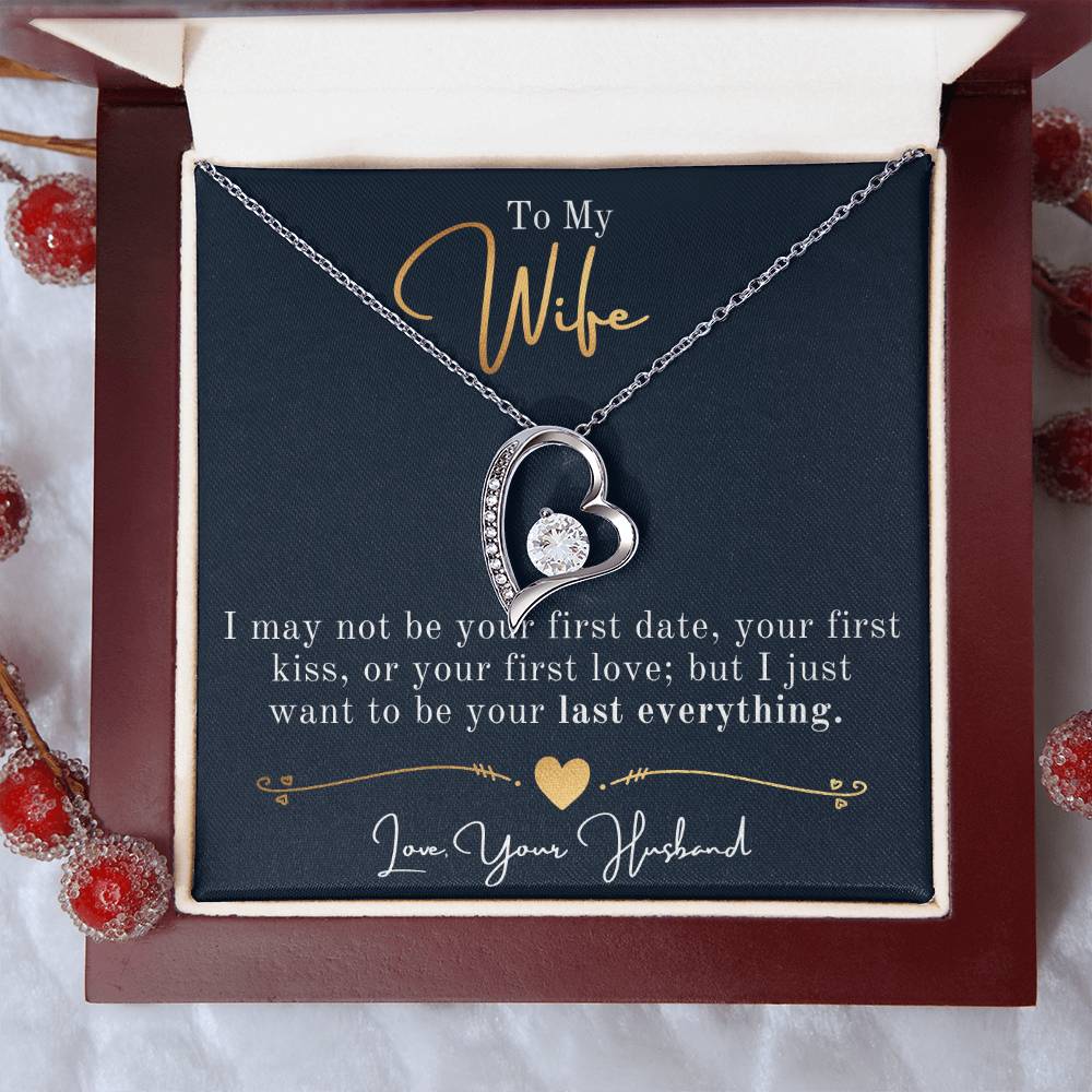 To My Future Wife Necklace Forever And Always Necklace Future Wife Gift Engagement Gifts For Fiance Future Wife Jewelry Heart Forever Love Necklace