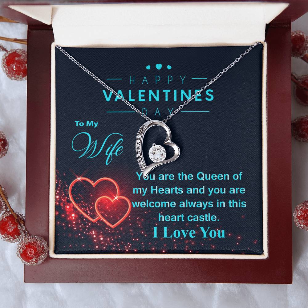 Valentine's Day Gift For Wife Romantic Gift Ideas Gift For Wife Forever Love Necklace