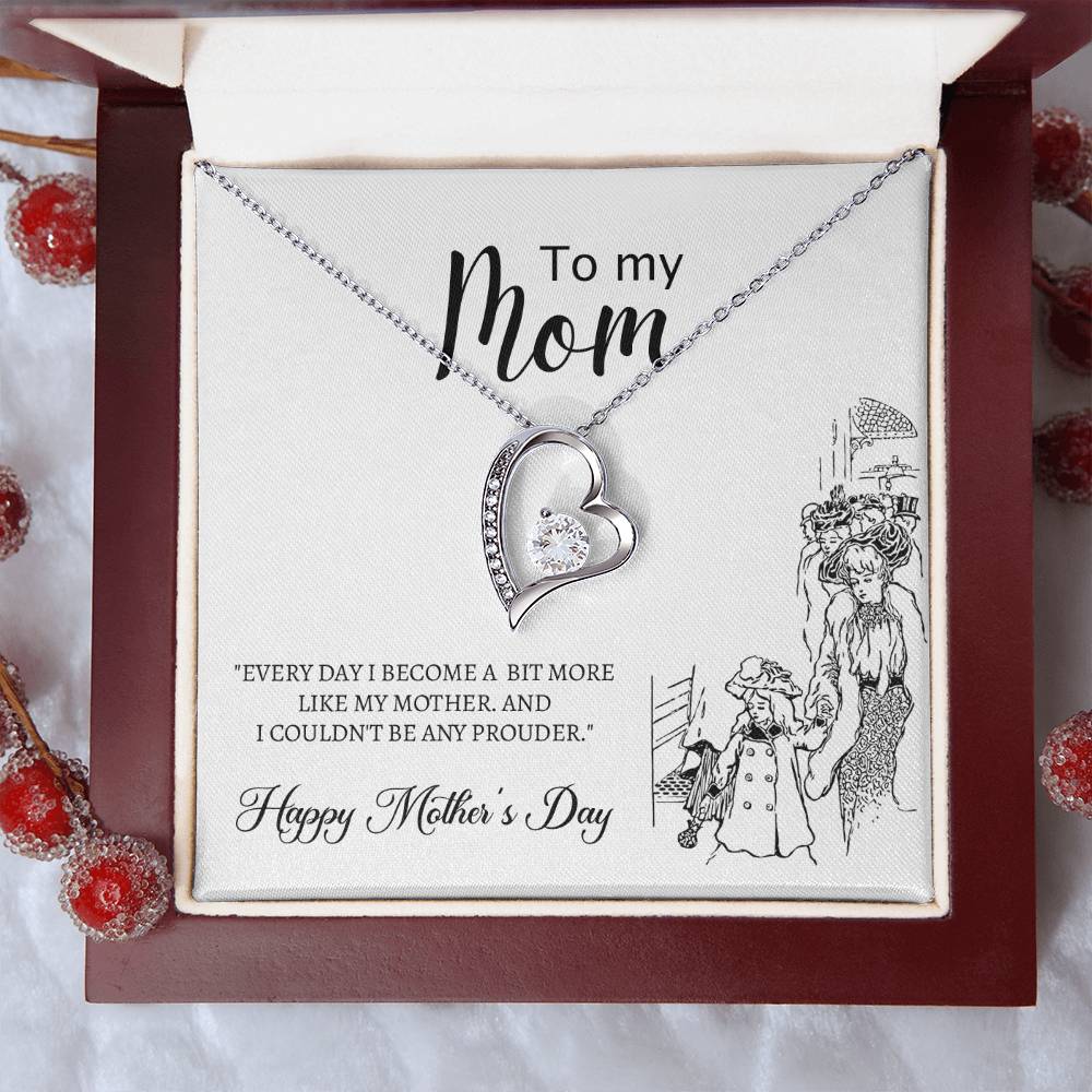 Mother Gift Mother's Day Gift Necklace Gift For Mother Mother Gift From Daughter Mother Gift From Son Mother Message Card To My Forever Love Necklace