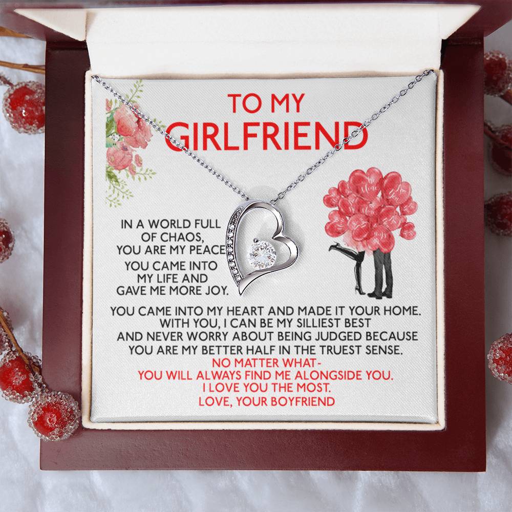 Gf002 Gift For Girlfriend 1 Forever Love Necklace