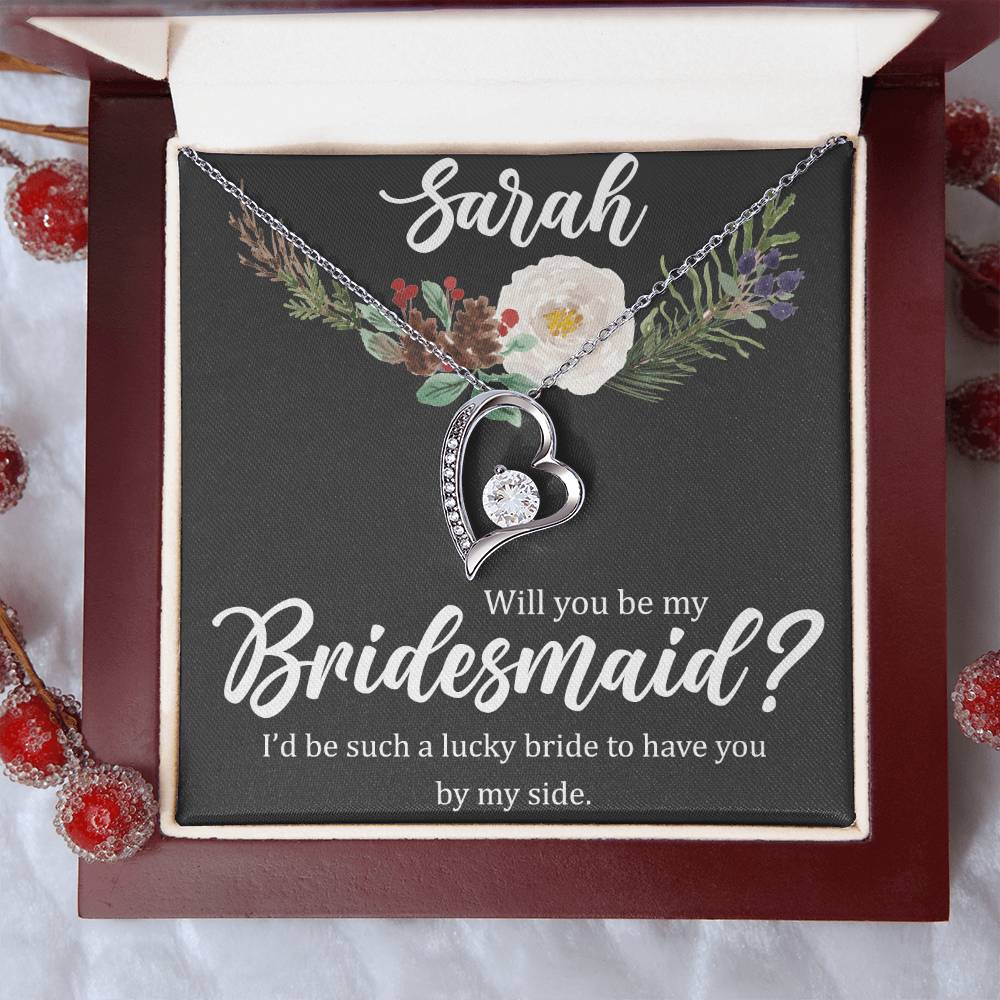 Bridesmaid Forever Love Necklace