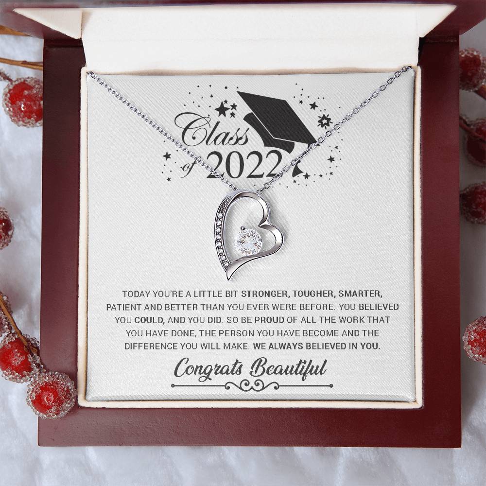 Goddaughter Graduation Class Of 2022 Keepsake Grad Gift Memento Family College Graduate Present Forever Love Necklace