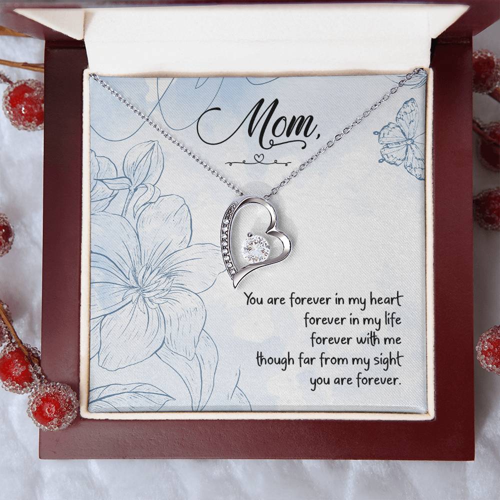 Mom You Are Forever In My Heart Forever In My Life Forever Love Necklace
