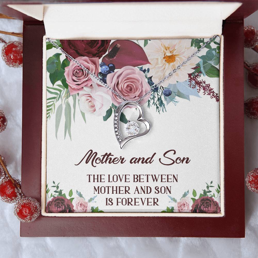 Mother Son Necklace Mother And Son Necklace Mom Jewelry From Son Gift For Mom From Sonmother And Son Birthday Gift 1 Forever Love Necklace