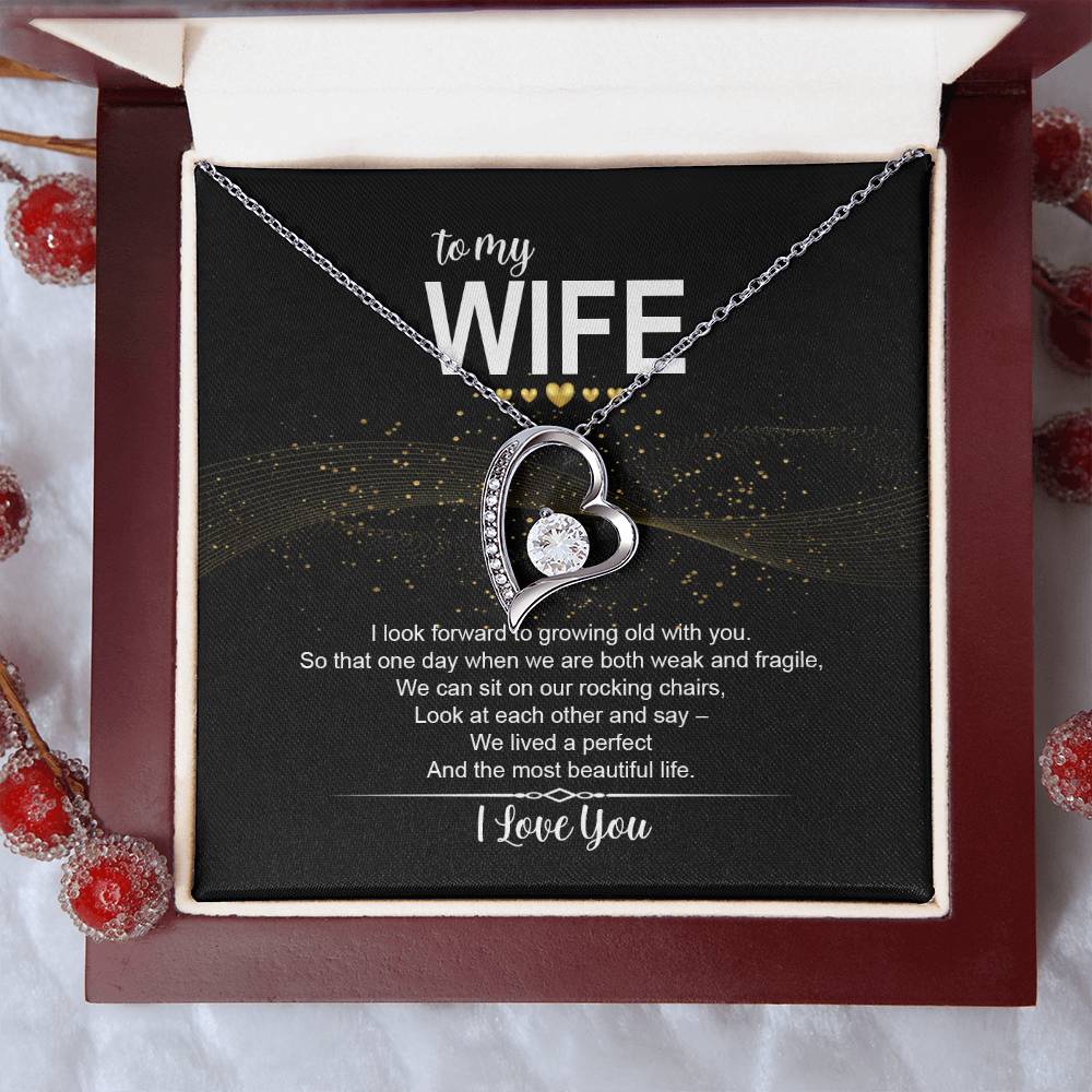 To My Wife I Love You Message Tmw14 1 Forever Love Necklace