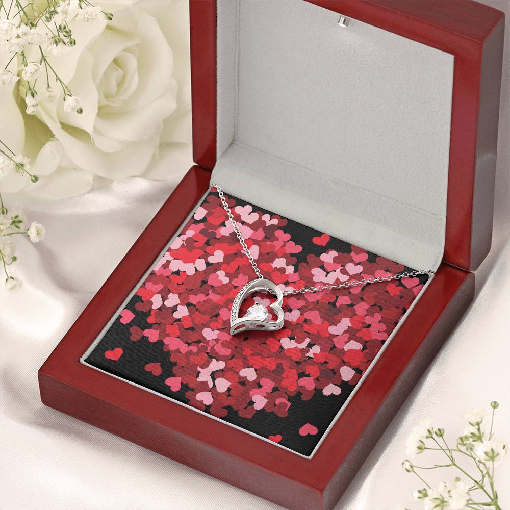 Heart Cluster 1 Forever Love Necklace