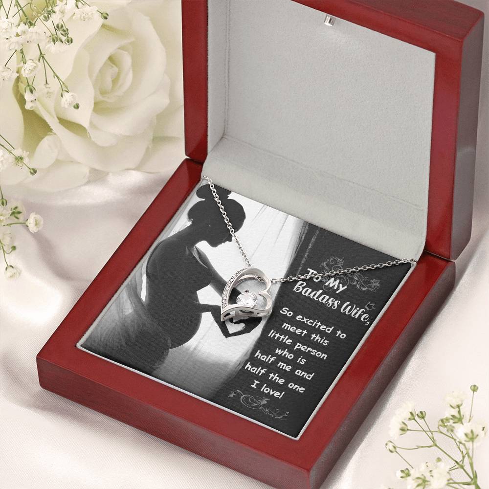 To My Badass Wife 2 Forever Love Necklace