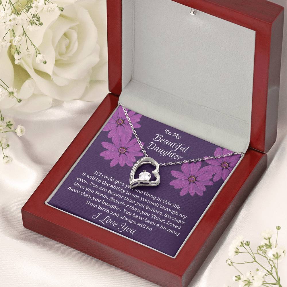 Gift For Daughter If I Could Give You One Thing... Forever Love 1 Forever Love Necklace