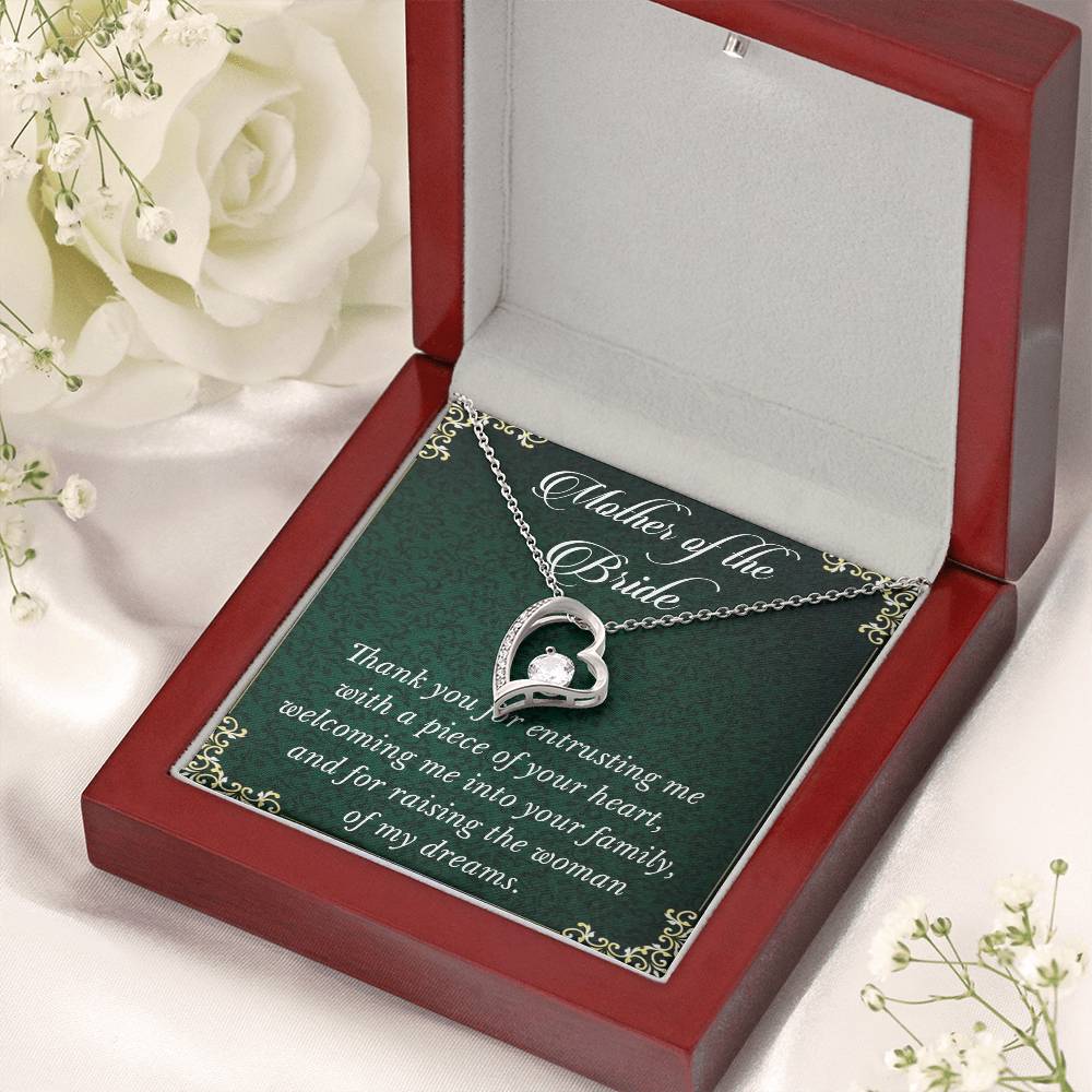 Mother Of The Bride Gift Customize Mother Of The Bride Wedding Gift Mom Of The Bride Gift Mother Of The Bride Forever Love Necklace Forever Love Necklace