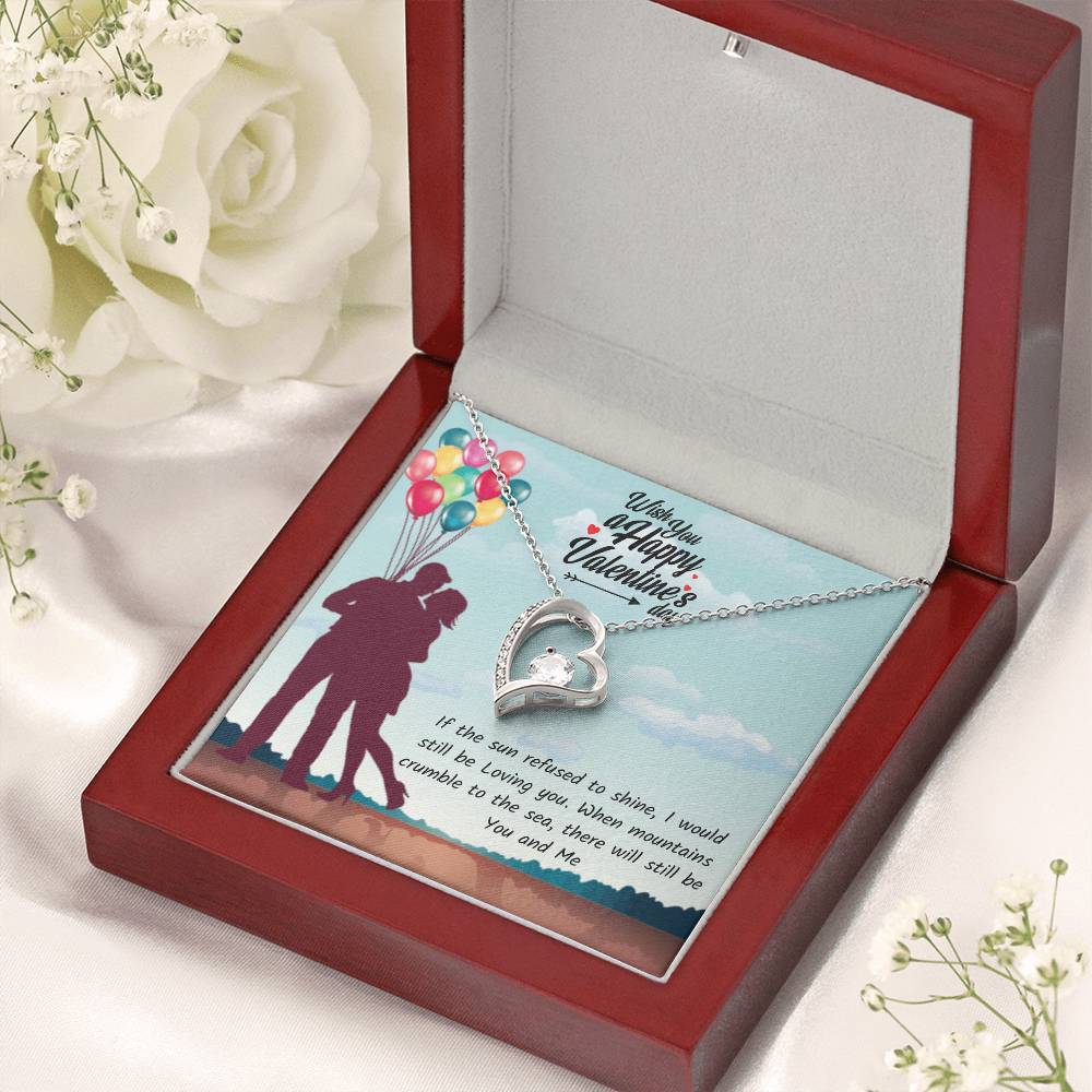 Valentines Day Necklace Gift For Girlfriend And Wife Perfect Love Gift Forever Love Necklace