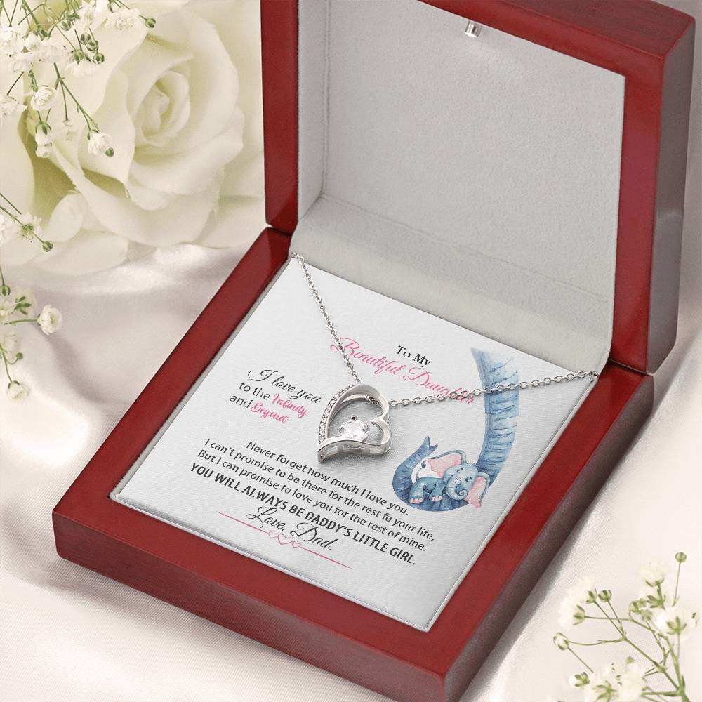 Dad To Daughter Forever Love Necklace