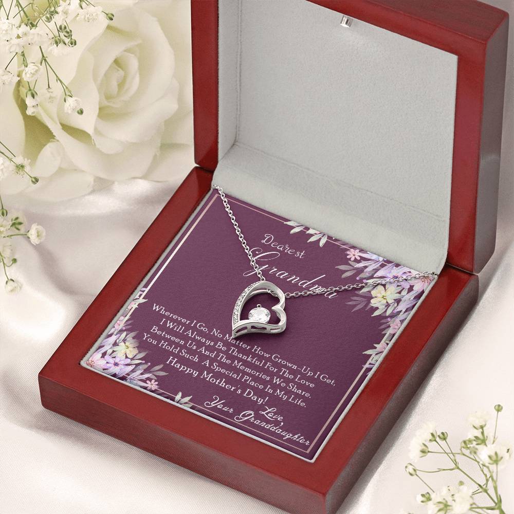 To My Grandma Forever Love Necklace