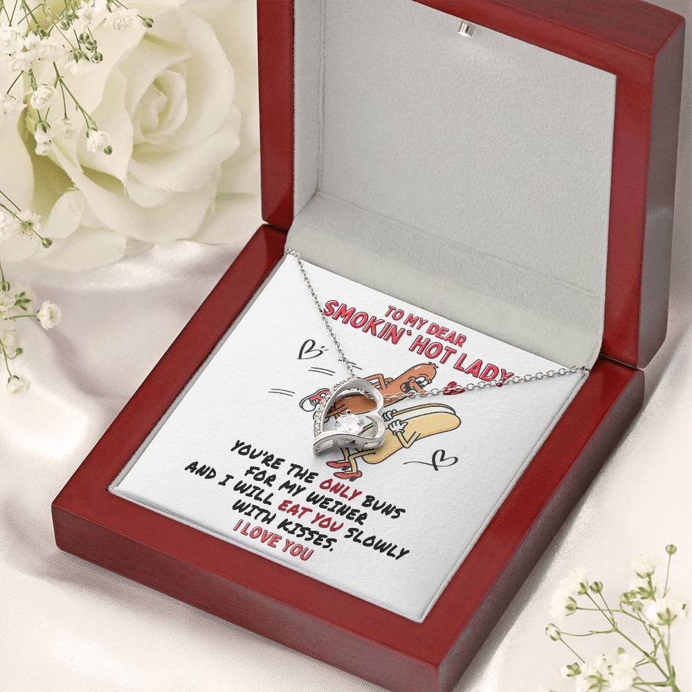 To My Buns I Will Eat You Forever Love Necklace