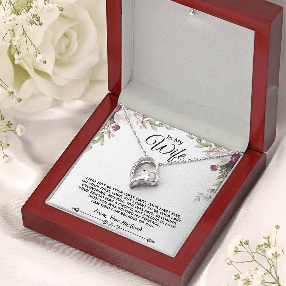 To My Wife - Your Last Everything - Necklace 2 Forever Love Necklace