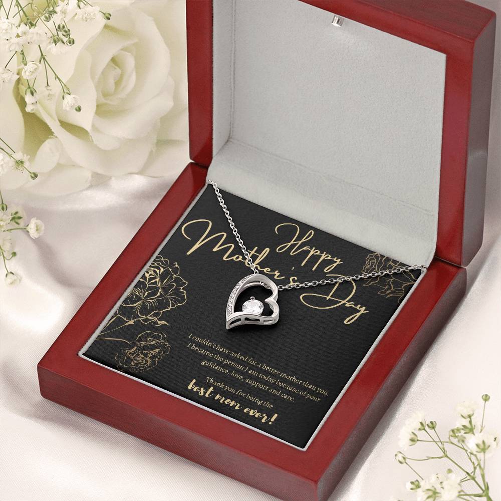 Happy Mother's Day - Forever Necklace - Best Mom Ever! Forever Love Necklace