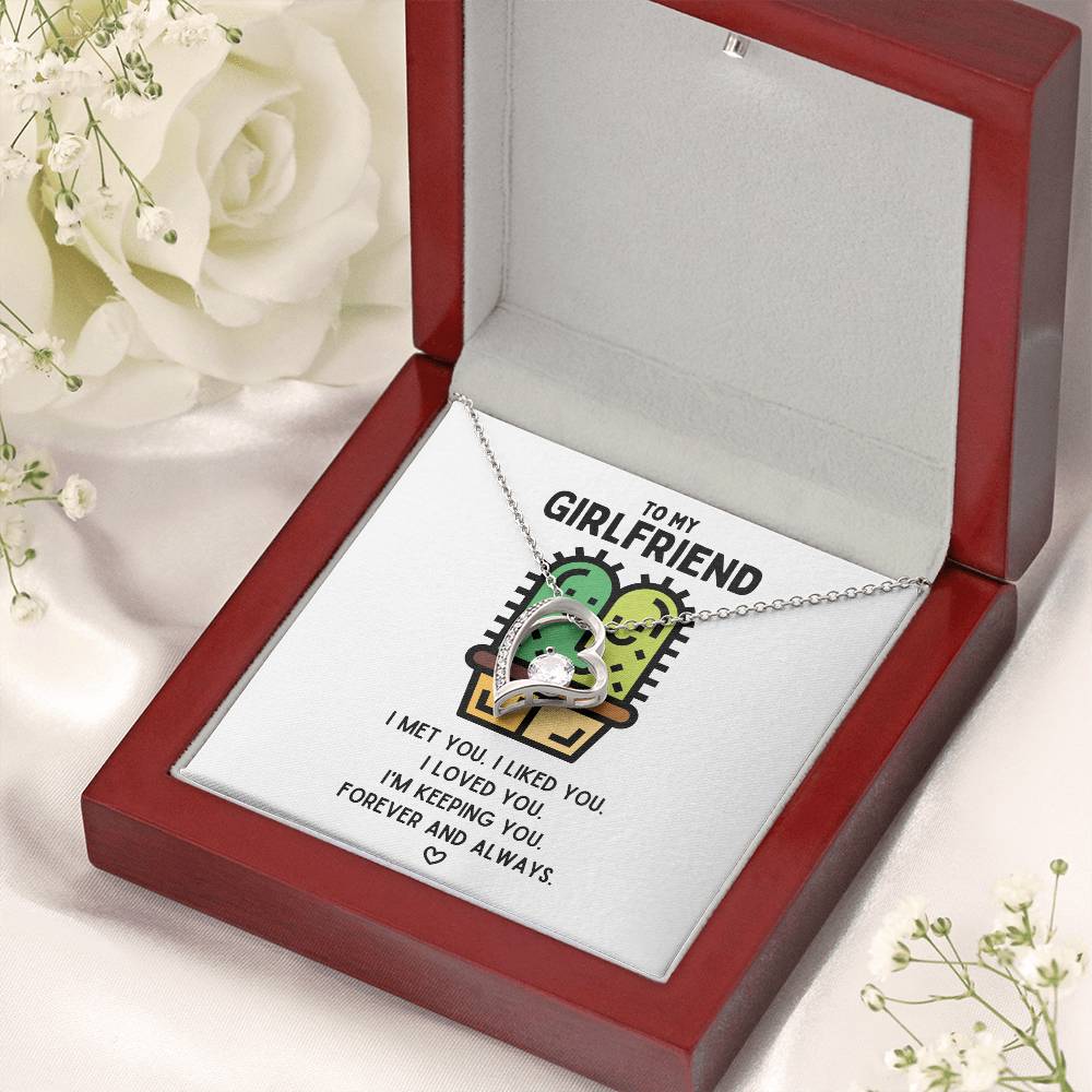 To My Girlfriend I’m Keeping You Necklace 1 Forever Love Necklace