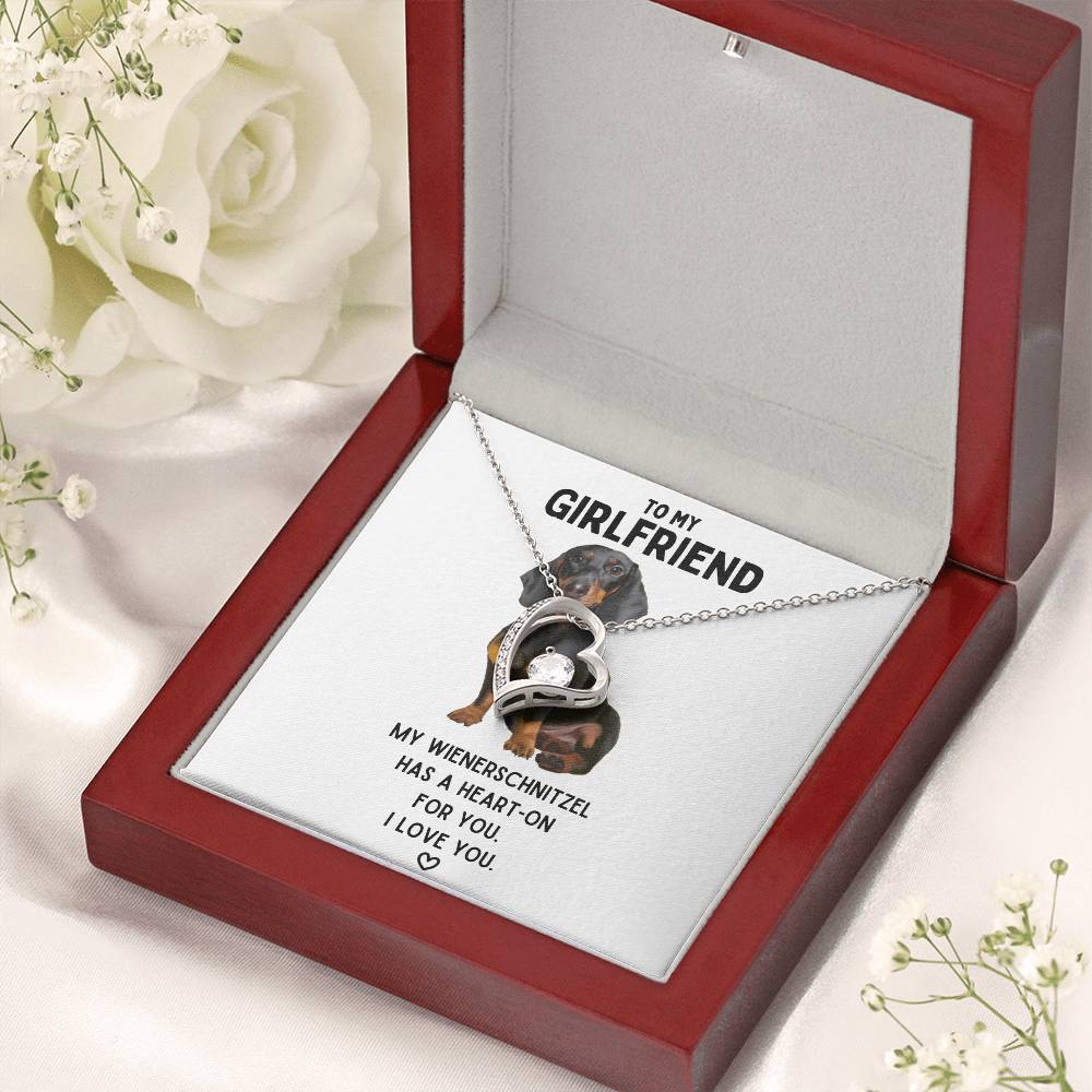 To My Girlfriend My Wienerschnitzel Necklace 1 Forever Love Necklace