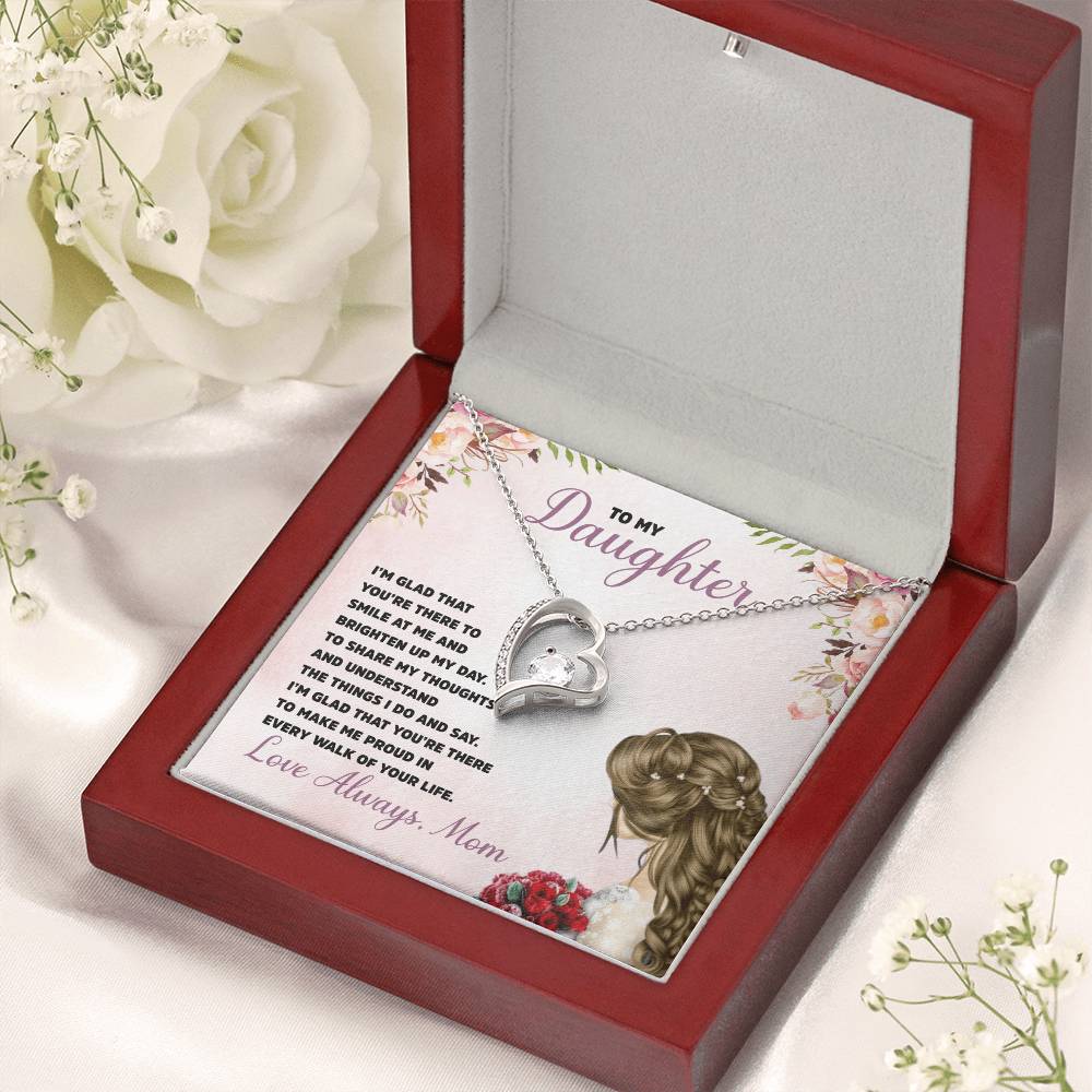To My Daughter - Forever Love Necklace 1 Forever Love Necklace