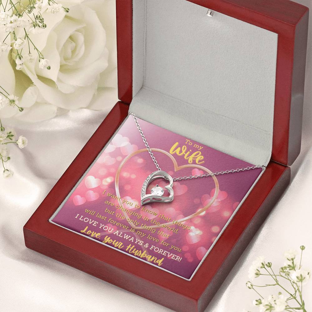 Evernity Heart Necklace Forever Love Necklace