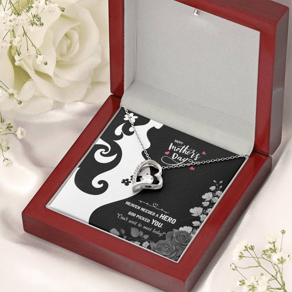 To My Pregnant Wife 2 1 Forever Love Necklace