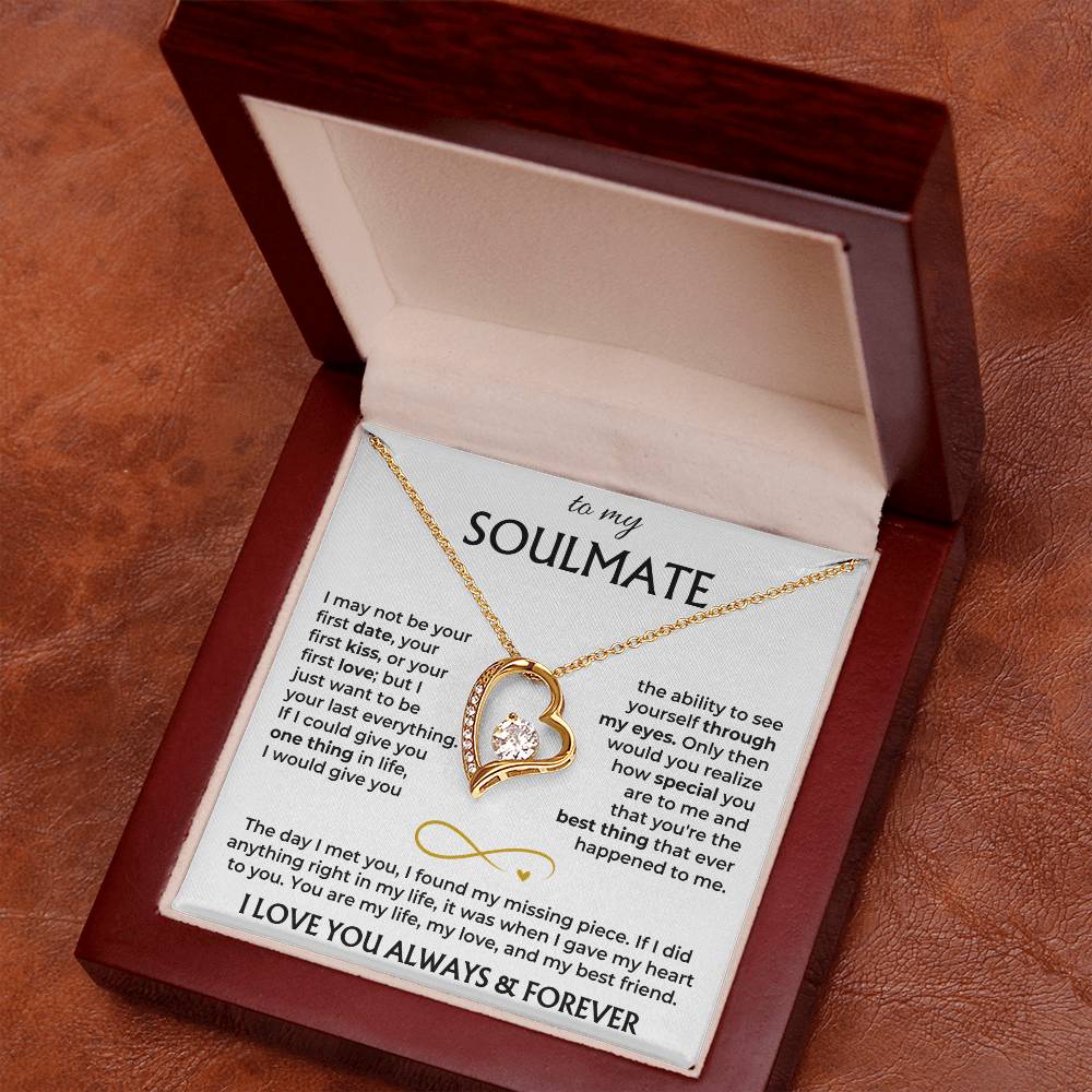 To My Soulmate - Forever Love Gift Set Forever Love Necklace
