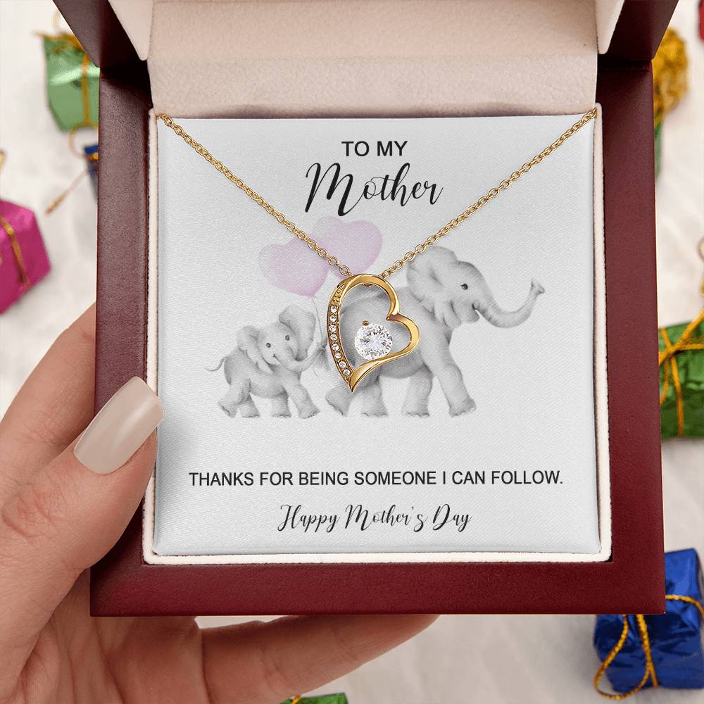 Mother's Day Gift Necklace For Mom Mother's Day Necklace Best Gift For Mom Mother's Day Necklace 2 Forever Love Necklace