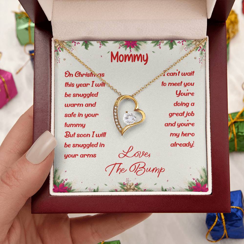 First Christmas Necklace New Mom Mother's Day Gift First Time Mom Gift New Mom Gift Jewelry Gift For New Mom Necklace Forever Love Necklace