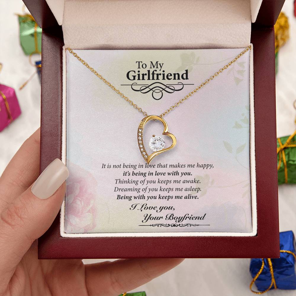 To My Girlfriend - Forever Love Necklace 1 Forever Love Necklace