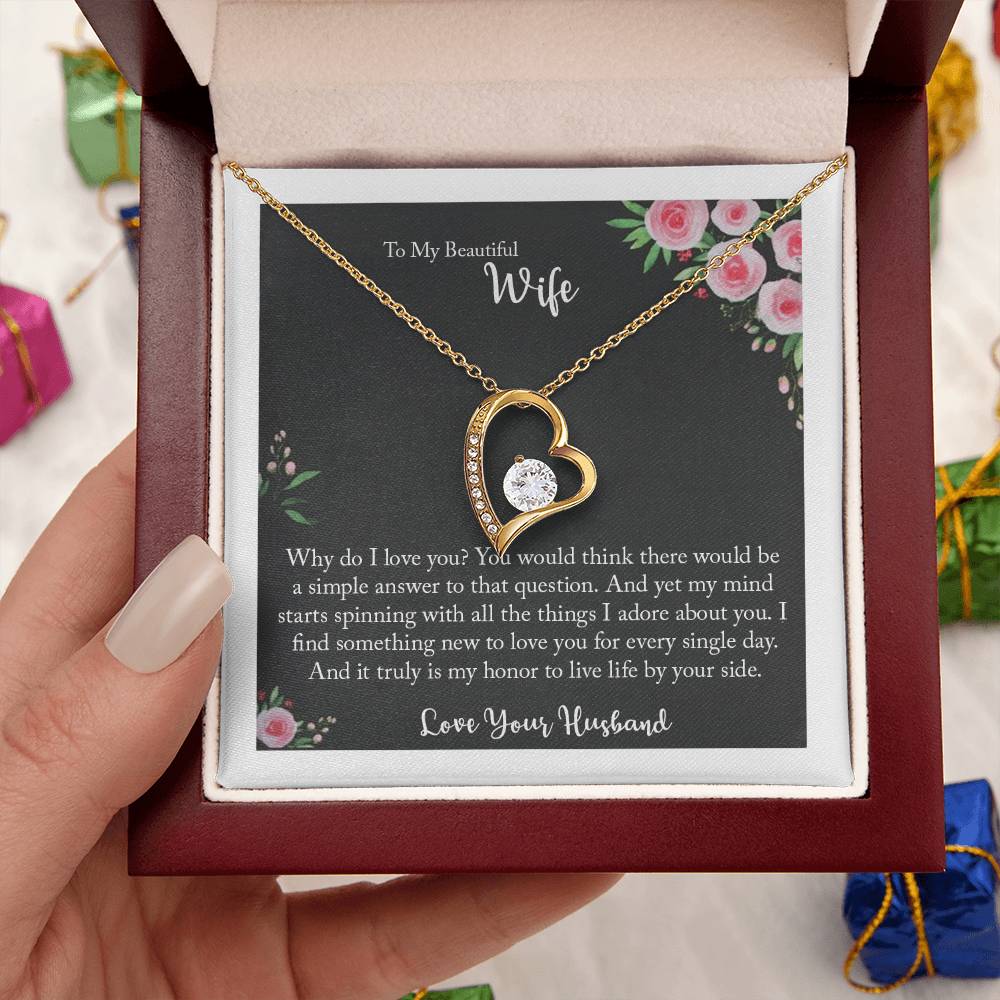 Husband's Love Necklace 3 Forever Love Necklace