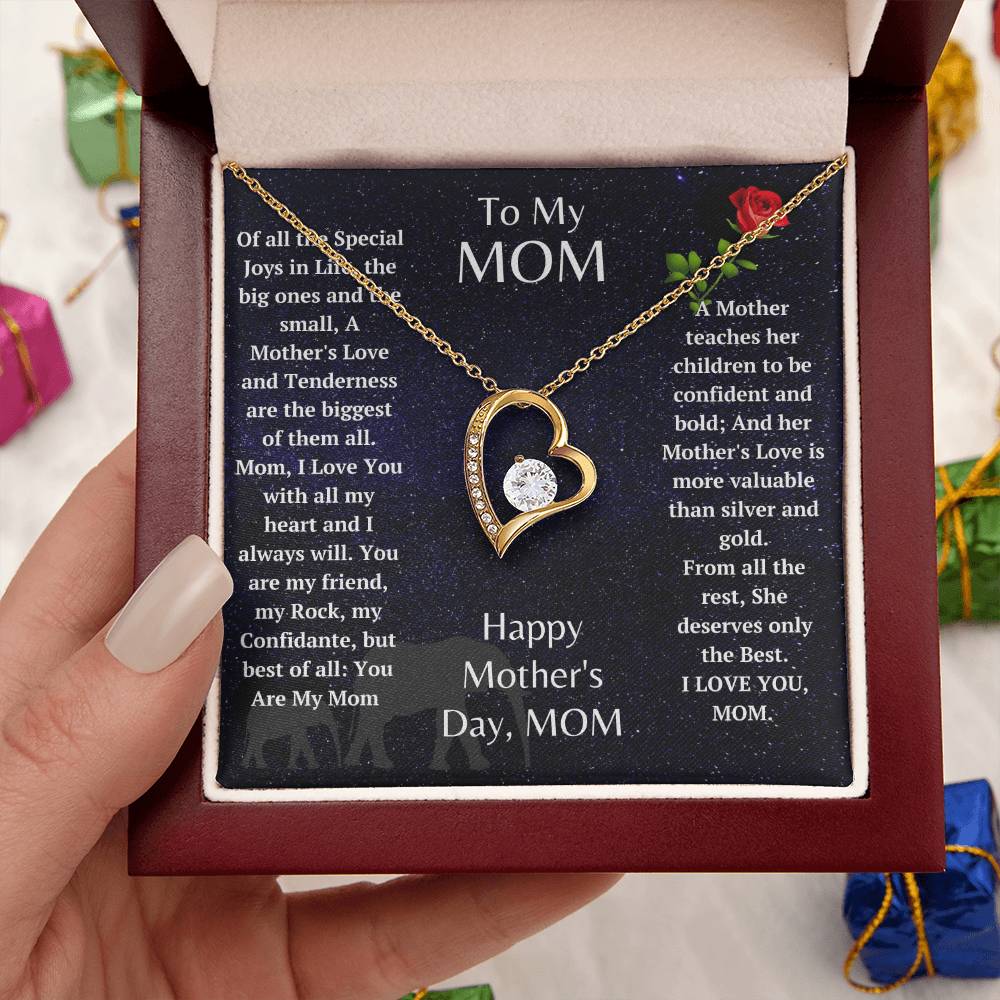 The Exquisitely Beautiful Forever Love Necklace The Ideal Mother's Day Gift Forever Love Necklace