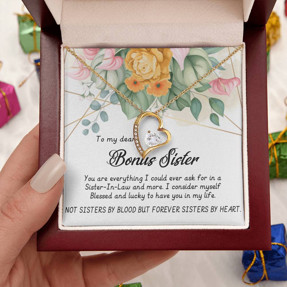 Sister In Law Necklace Gift Unbiological Sister Necklace Bonus Daughter Necklace Step Daughter Necklace Necklace Gift For Bonus Forever Love Necklace