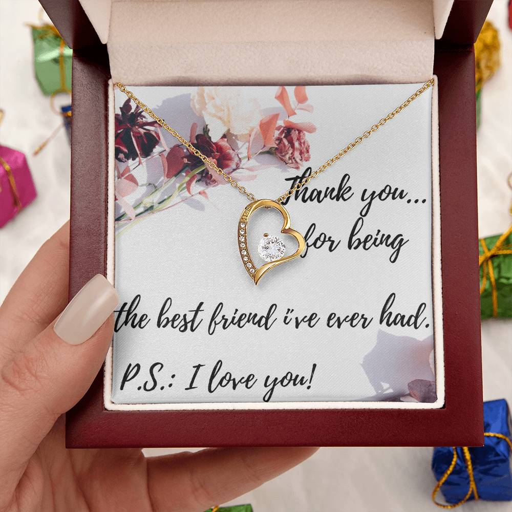 Heart Necklace I Love You Beautiful Customize Jewelry For Your Wife Girlfriend Bff Future Wife Forever Love Necklace