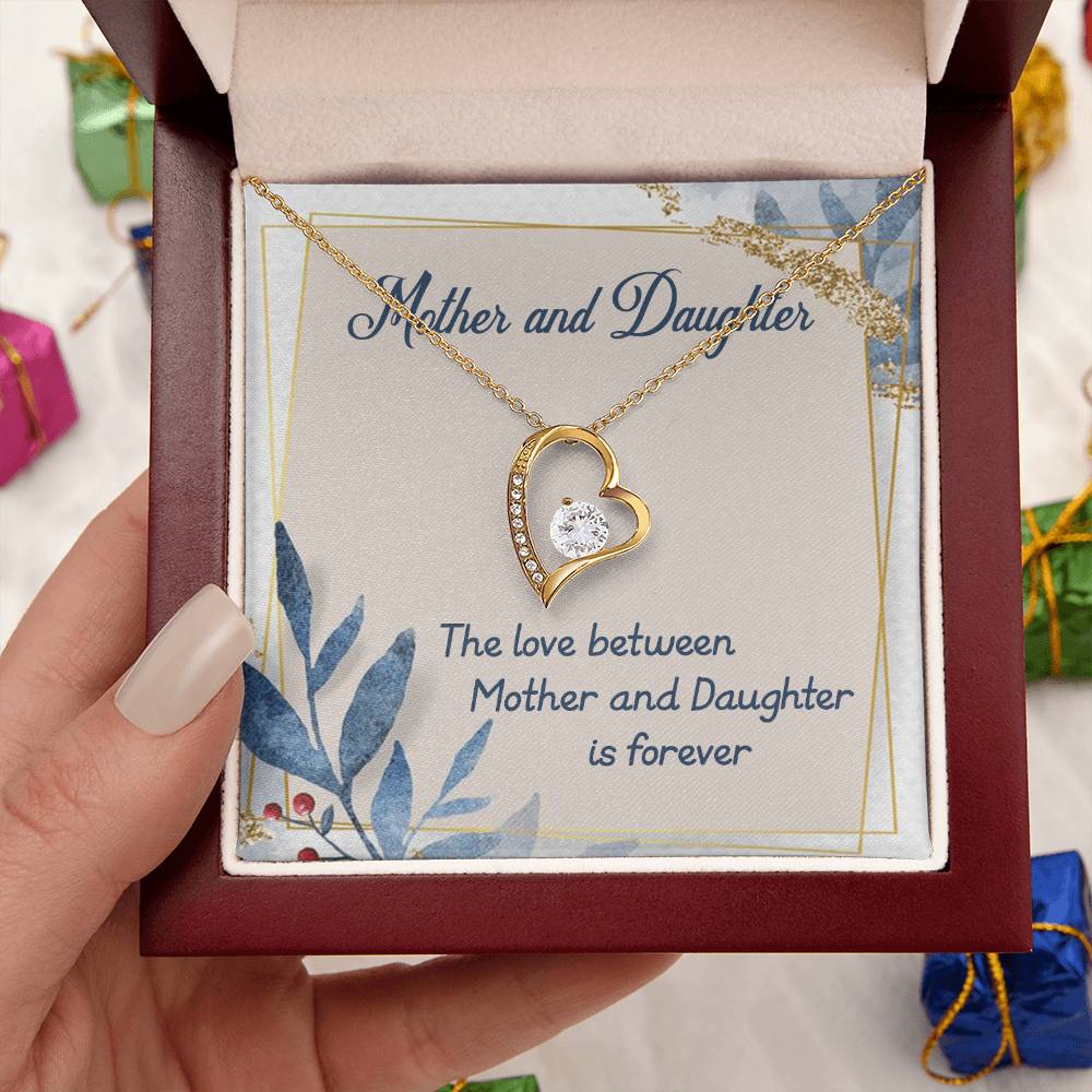 Mother Daughter Necklacemother Daughter Jewelry Mother Necklace Gifts Mom Daughter Forever Love Necklace Necklace For Mom From Forever Love Necklace