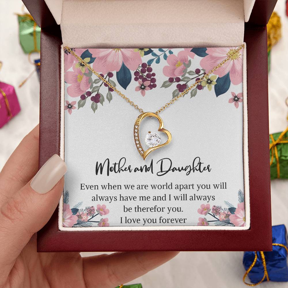 Mom And Daughter Necklace Mother Daughter Jewelry Mother Daughter Mother Daughter Necklace Mother & Daughter Gifts 1 Forever Love Necklace