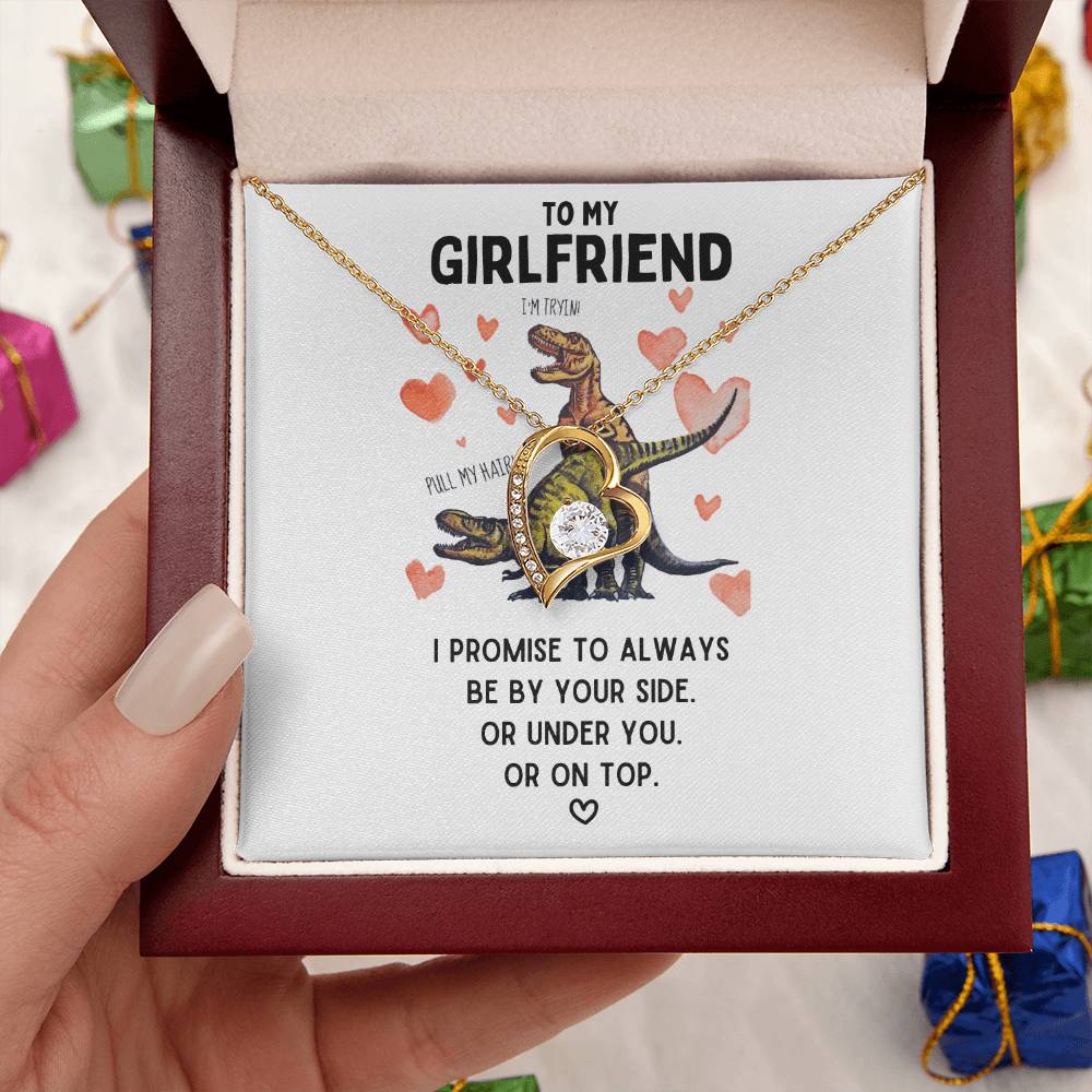 To My Girlfriend Always By Your Side Necklace 1 Forever Love Necklace