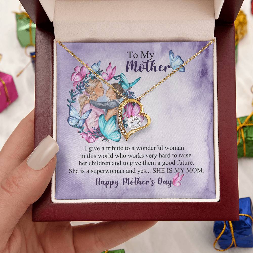 To My Mom 15 Forever Love Necklace