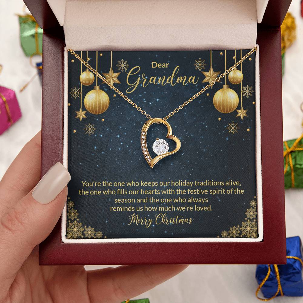 Gift For Grandma Grandma Necklace Love Necklace Nana Mama Christmas Gift For Her Forever Love Necklace