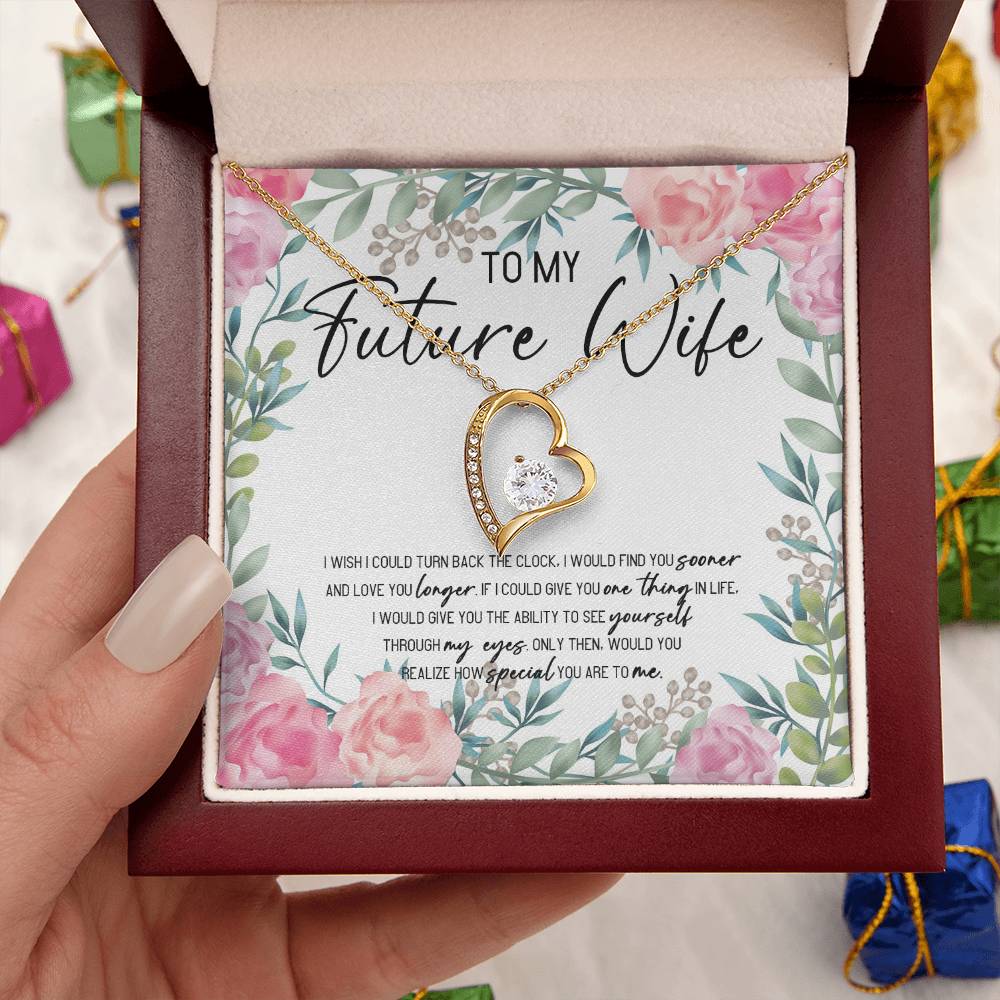 My Future Wife Necklace Gift To My Wife Necklace Customize Future Wife Necklace Necklace For Wife Necklace Gift For Wifewife Forever Love Necklace