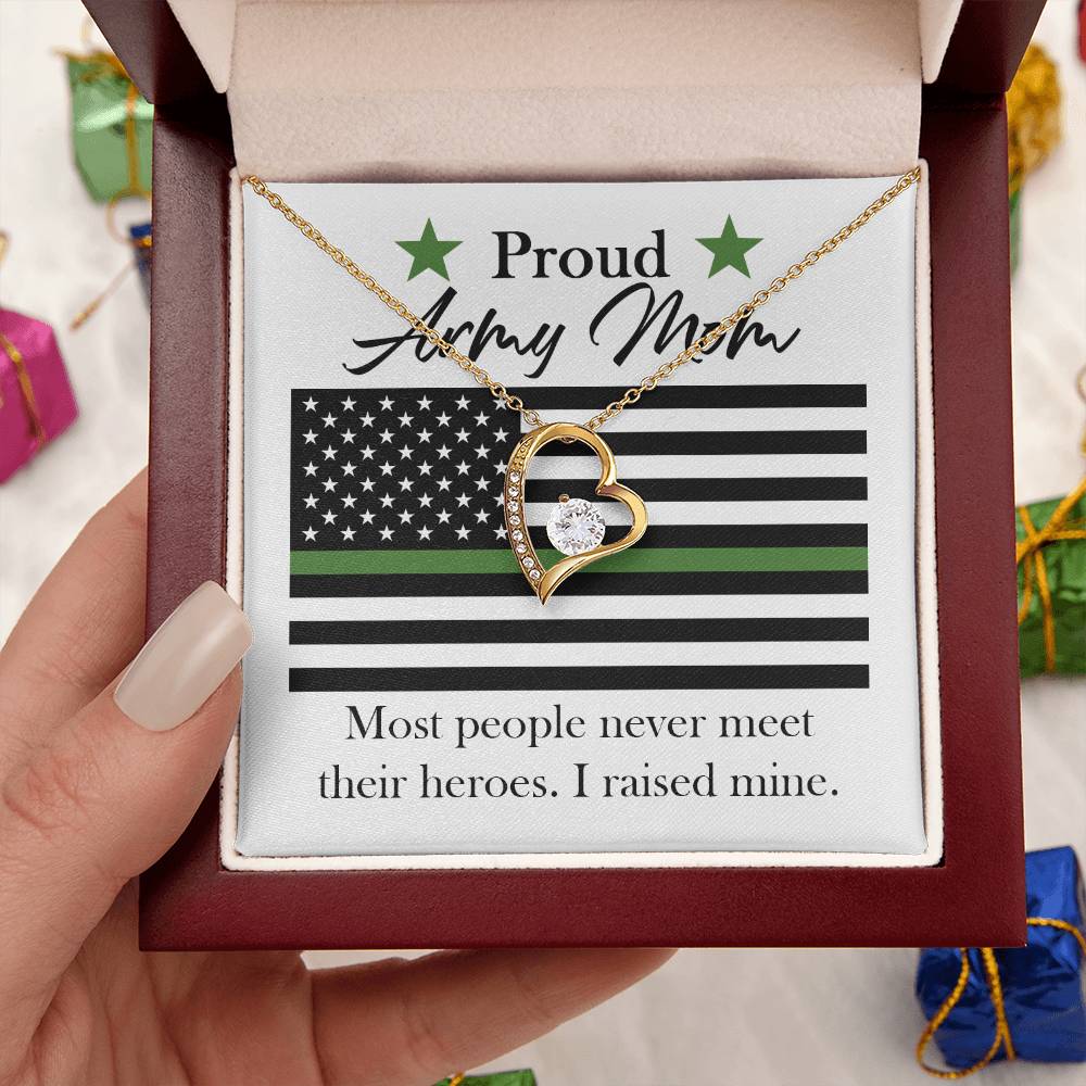 Mother's Day I Raised Mine 1 Forever Love Necklace