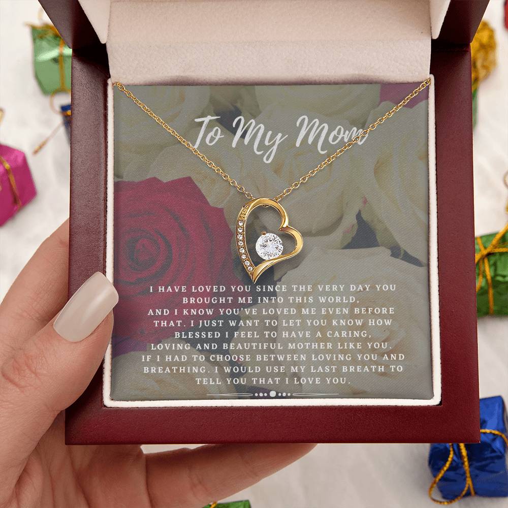 Special Gift For Your Mom Forever Love Necklace