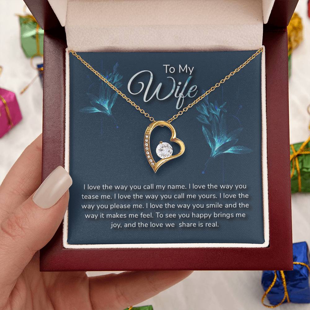 Husband To Wife Forever Love Necklace