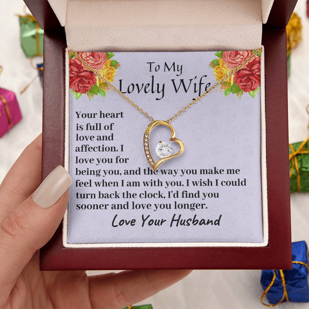 To My Wife I Love You For Being You Necklace 1 Forever Love Necklace